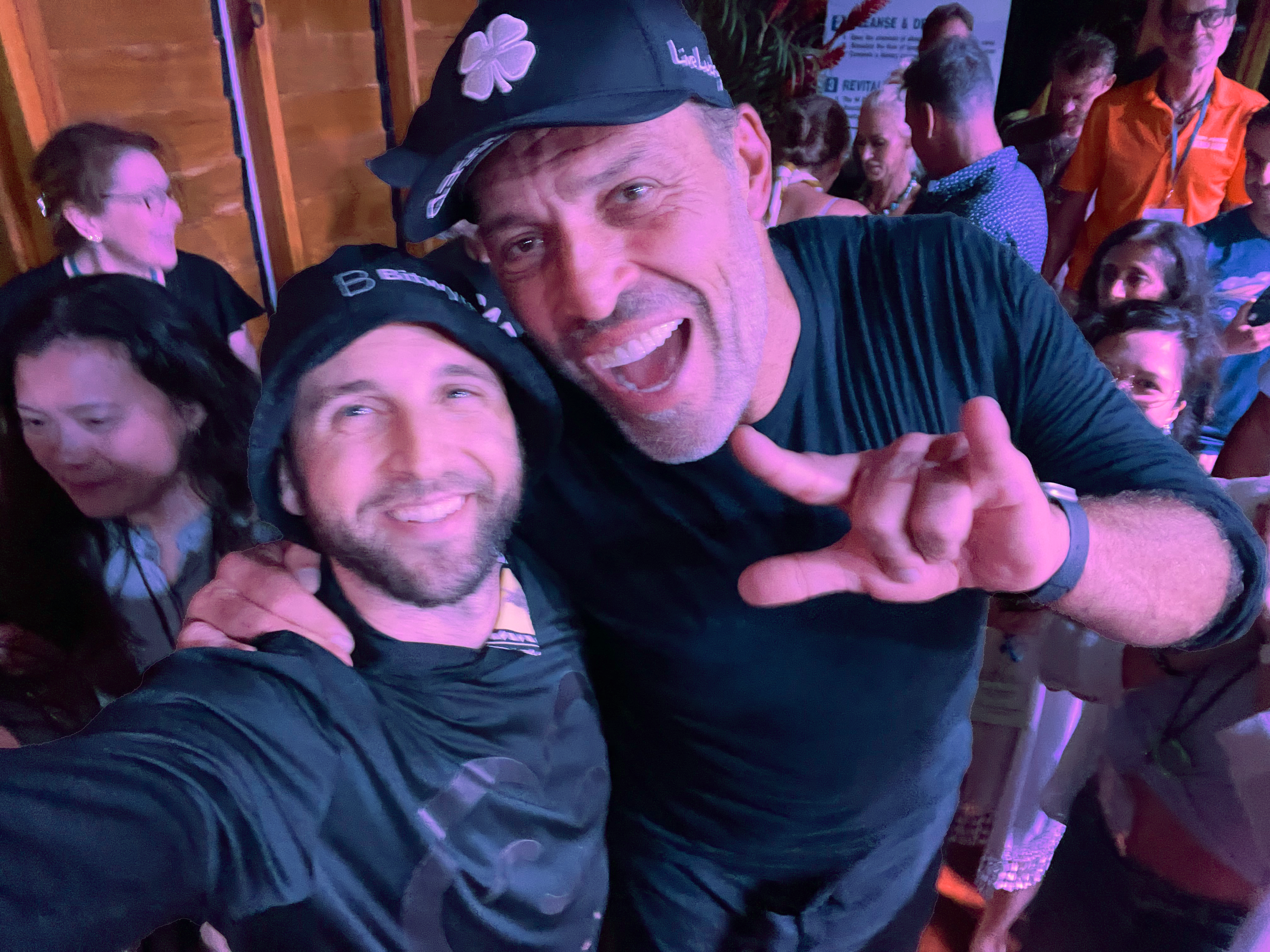 Jonathan Keim with Tony Robbins